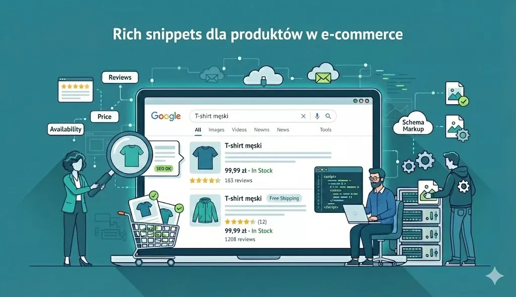 Rich snippets dla produktów w e‑commerce – jak zwiększyć CTR i sprzedaż w sklepie internetowym